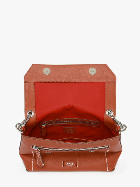 Cross Body Tas Ninon Leder Lancel Bruin ninon A13782 ander zicht 2